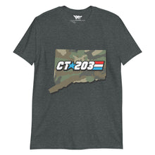 Load image into Gallery viewer, Connecticut 203 Camo G.I. Unisex T-Shirt