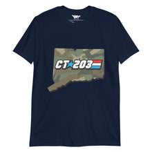 Load image into Gallery viewer, Connecticut 203 Camo G.I. Unisex T-Shirt