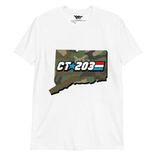 Load image into Gallery viewer, Connecticut 203 Camo G.I. Unisex T-Shirt