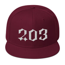 Load image into Gallery viewer, 203 Snapback Hat - (Multiple colors)