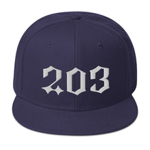 Load image into Gallery viewer, 203 Snapback Hat - (Multiple colors)