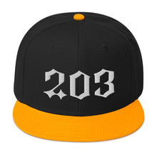 Load image into Gallery viewer, 203 Snapback Hat - (Multiple colors)
