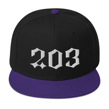 Load image into Gallery viewer, 203 Snapback Hat - (Multiple colors)
