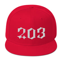 Load image into Gallery viewer, 203 Snapback Hat - (Multiple colors)
