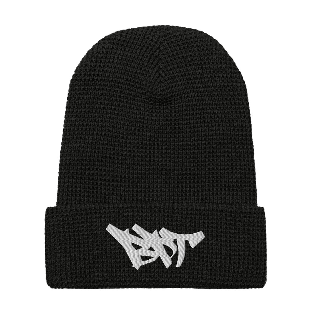 BPT Embroidered Graffiti Waffle beanie